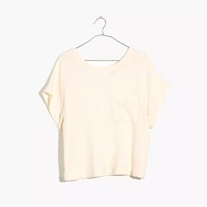 Madewell - Lightspun Renwood Button-back Top - size Small